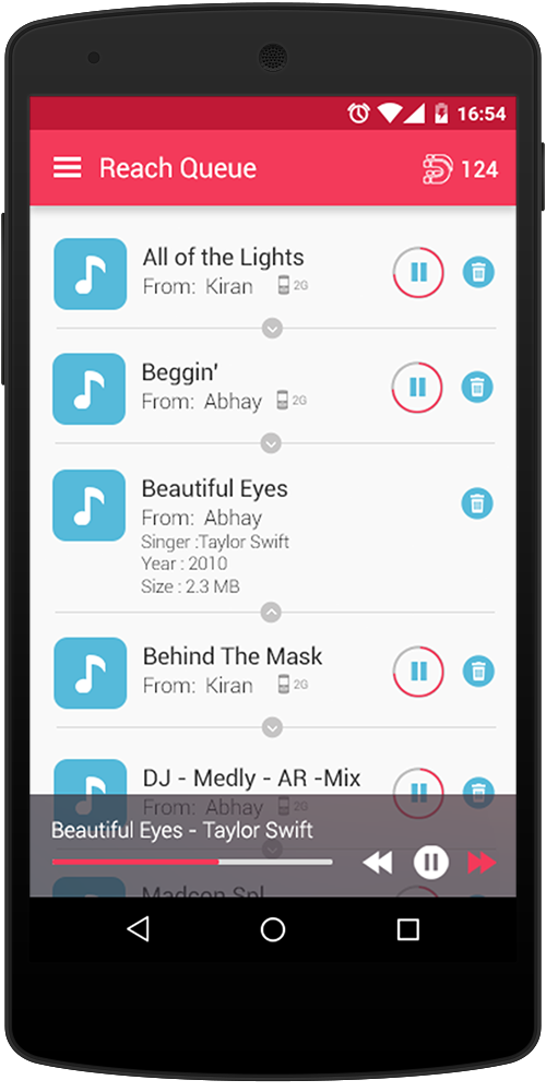 Reach App Interface Preview